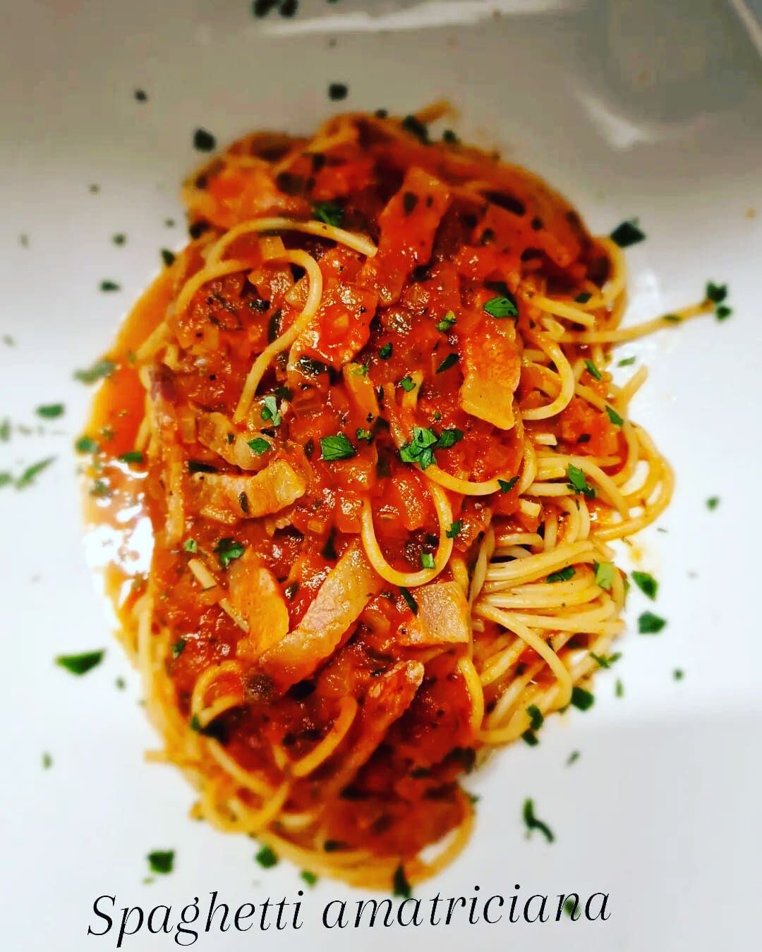 Spaghetti amatriciana 