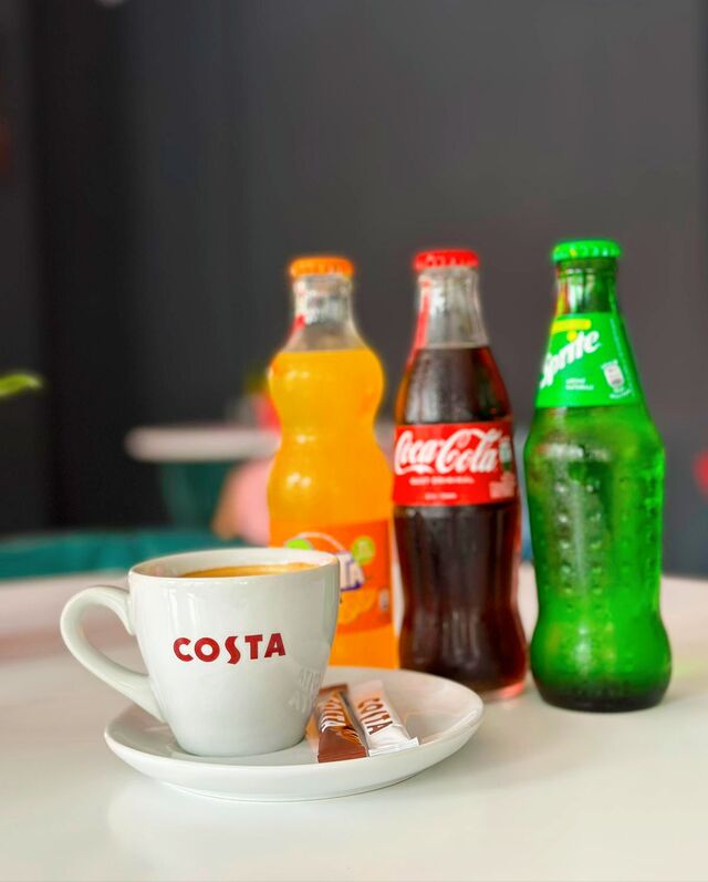 Espresso+ Coca-Cola/Fanta/Sprite=13 lei