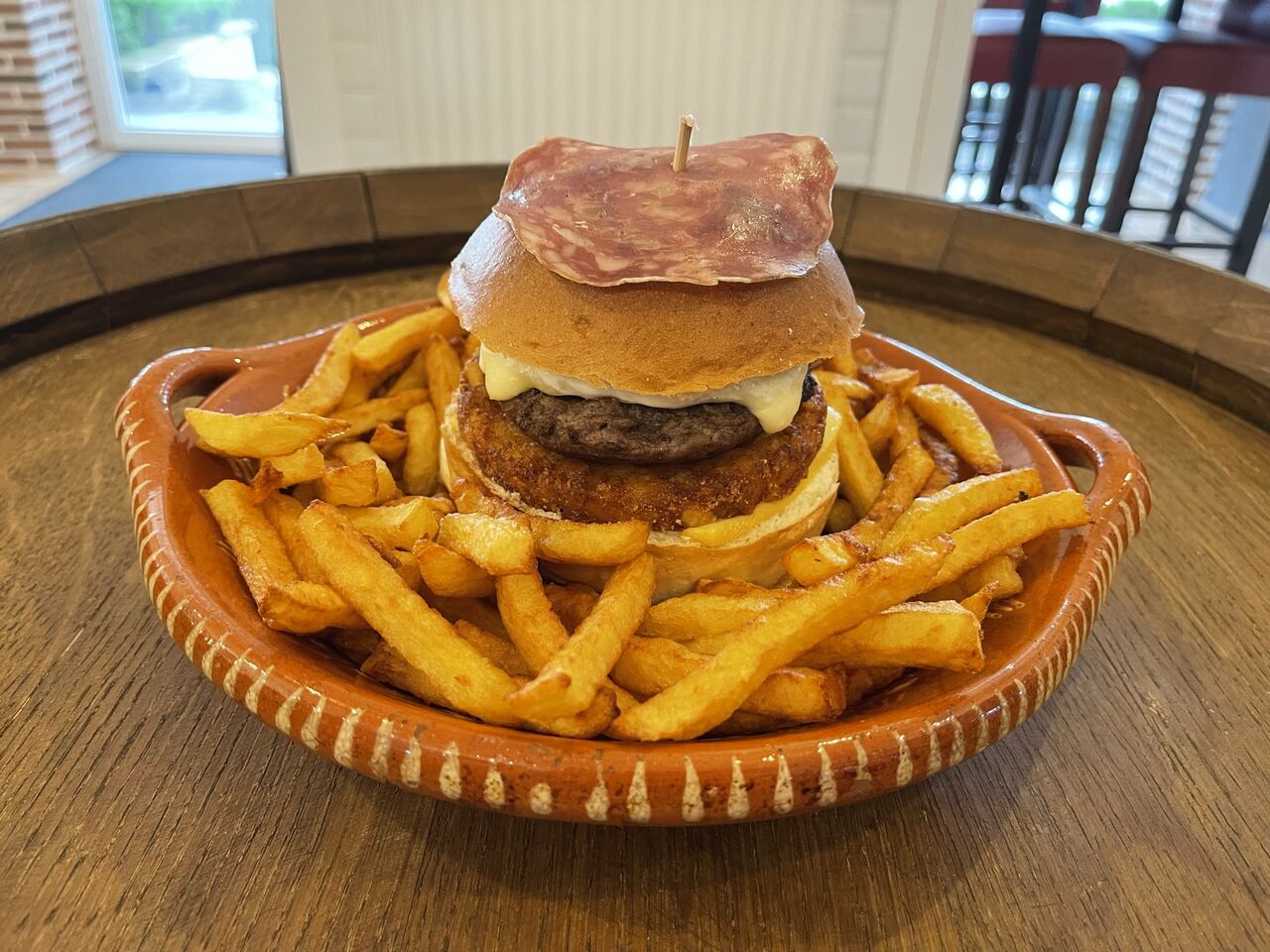 Burger raclette