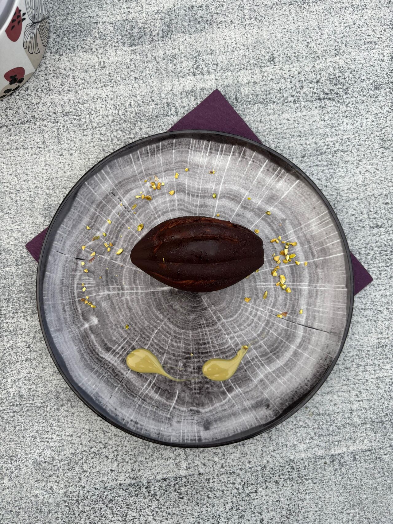 La cabosse chocolat pistache