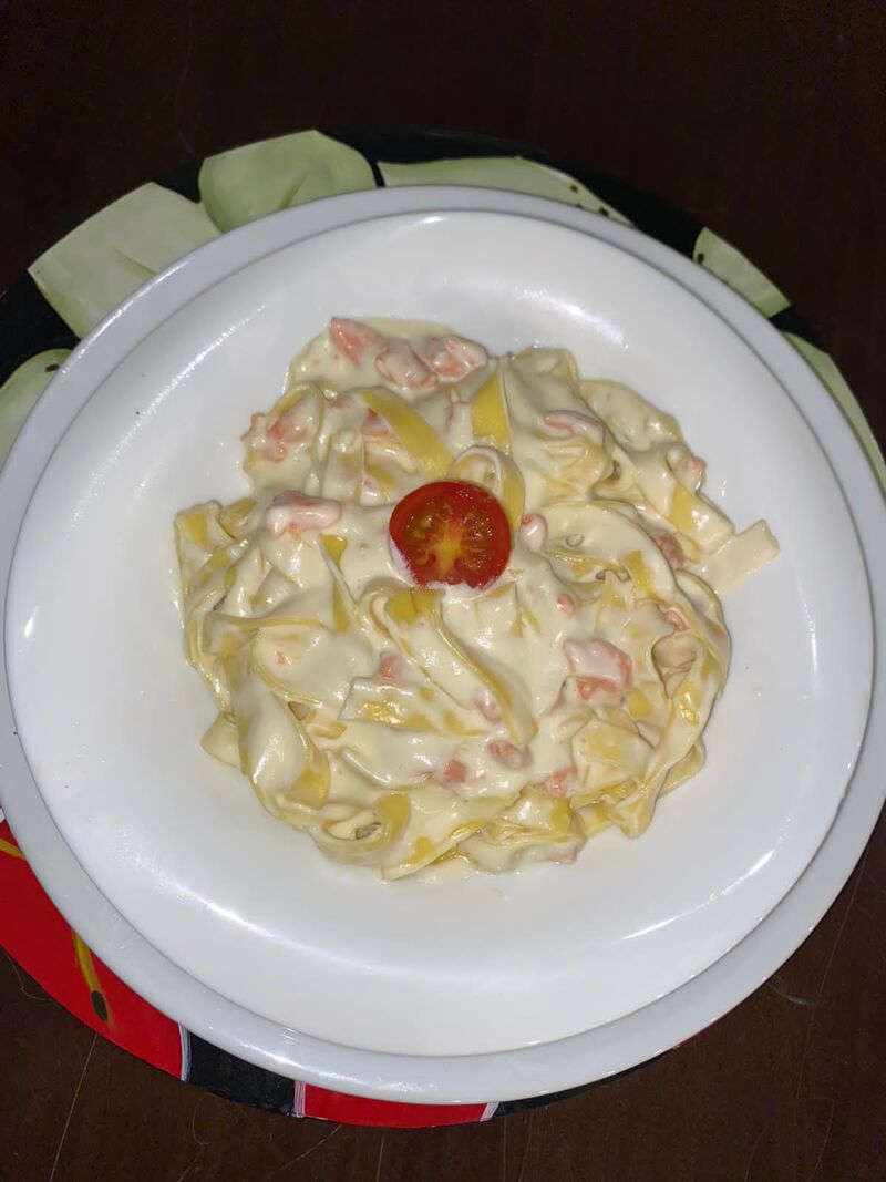 Tagliatelle en salsa de quesos