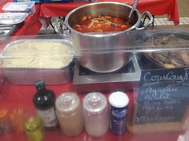 Couscous royale aux 7legumes avec une ça belle semoule 