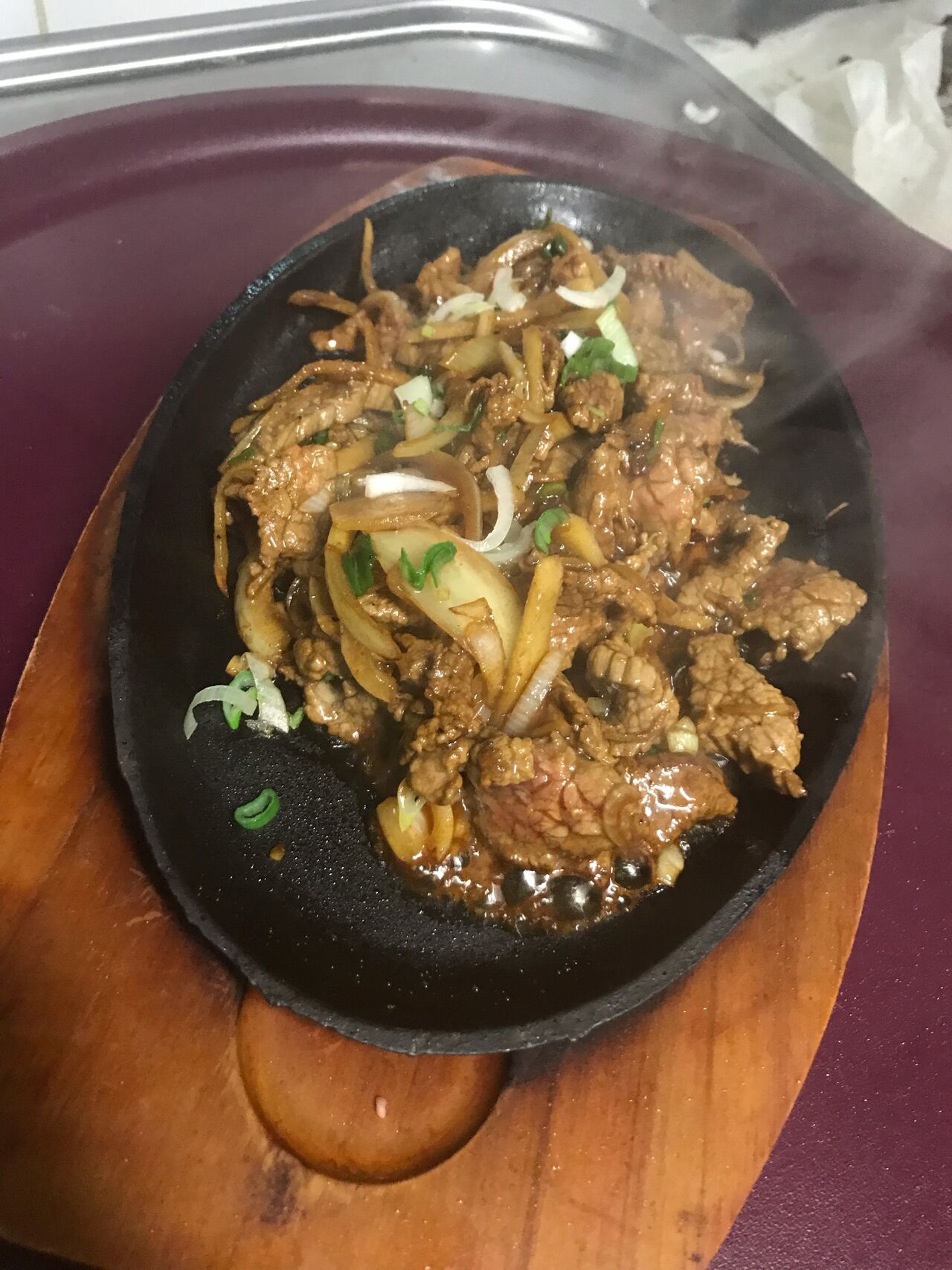 Boeuf gingembre ciboulette