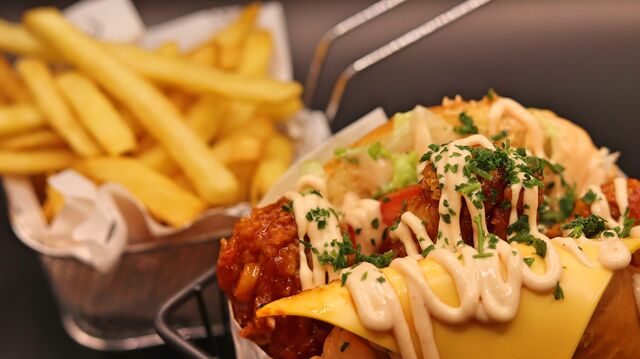 Halal Hähnchen Burger 