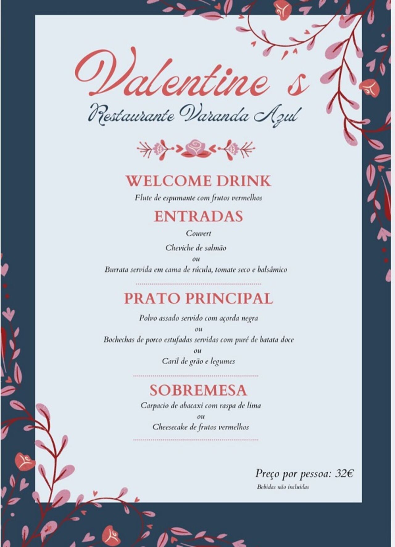 Dia de S. Valentim é no Varanda Azul