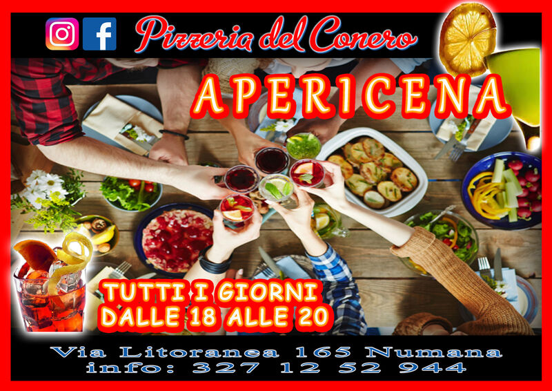 APERITIVI
APERICENA TUTTI I GIORNI DALLE 18 ALLE 20