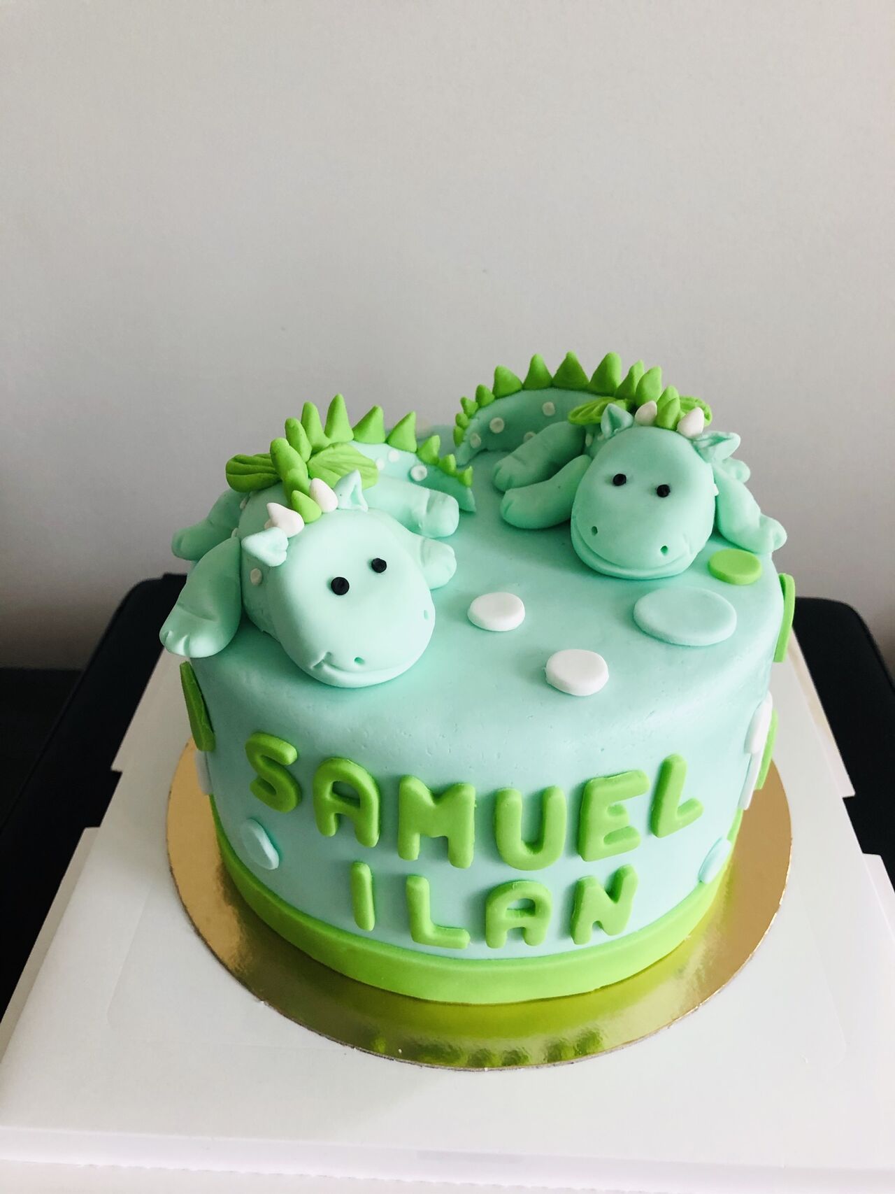 Gâteau dino