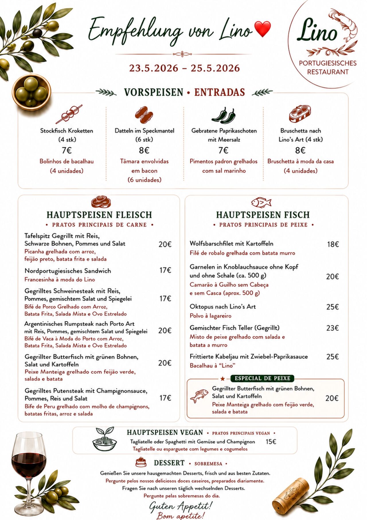 Wochenende, Specials