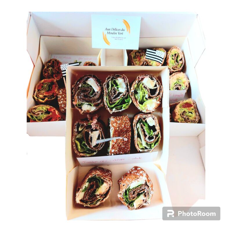 crêpes roulées froides ou chaudes 