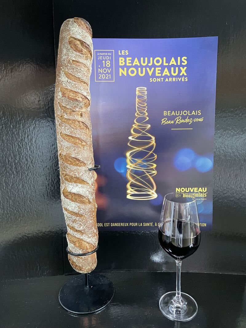 Tradition au Beaujolais Nouveau 2021.