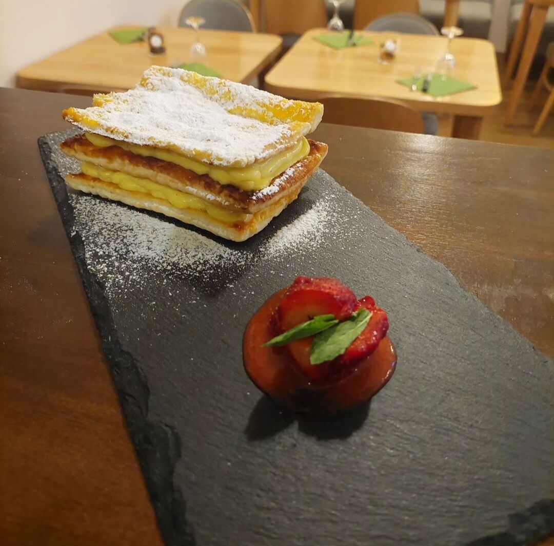 Millefoglie con crema pasticcera