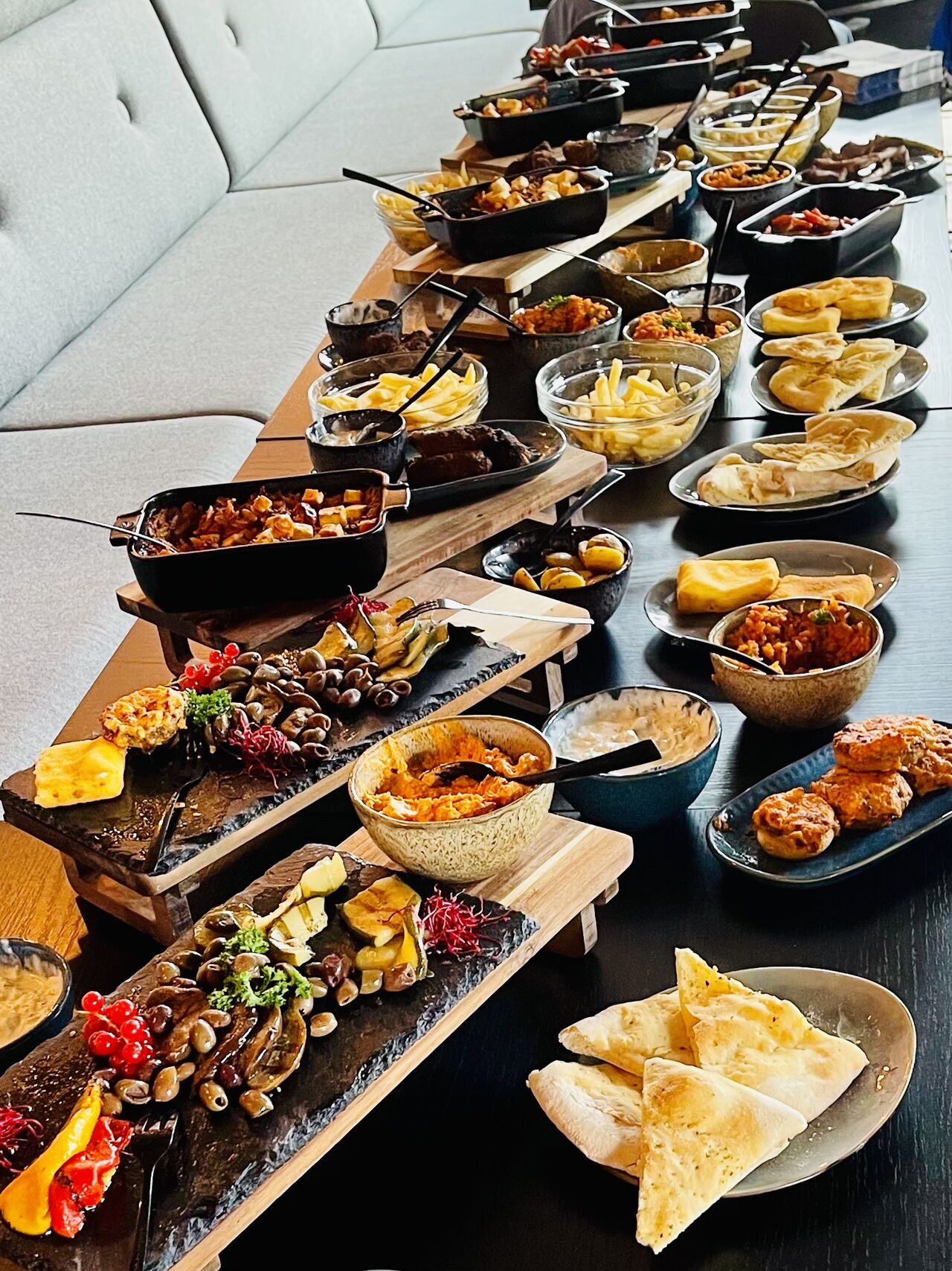 Auch ein Buffet arrangieren wir gerne