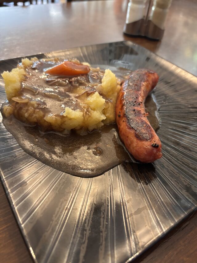 Saucisse de Toulouse,purée 