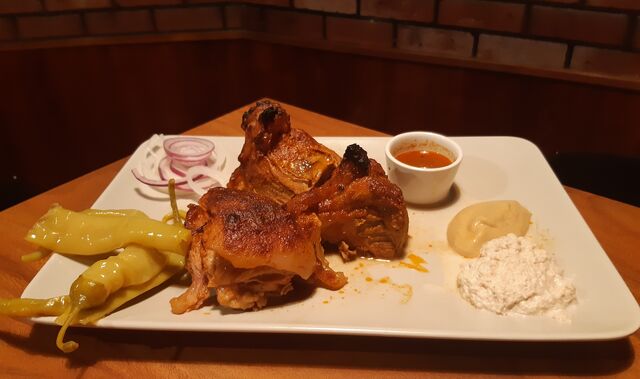 Grilované koleno s oblohou