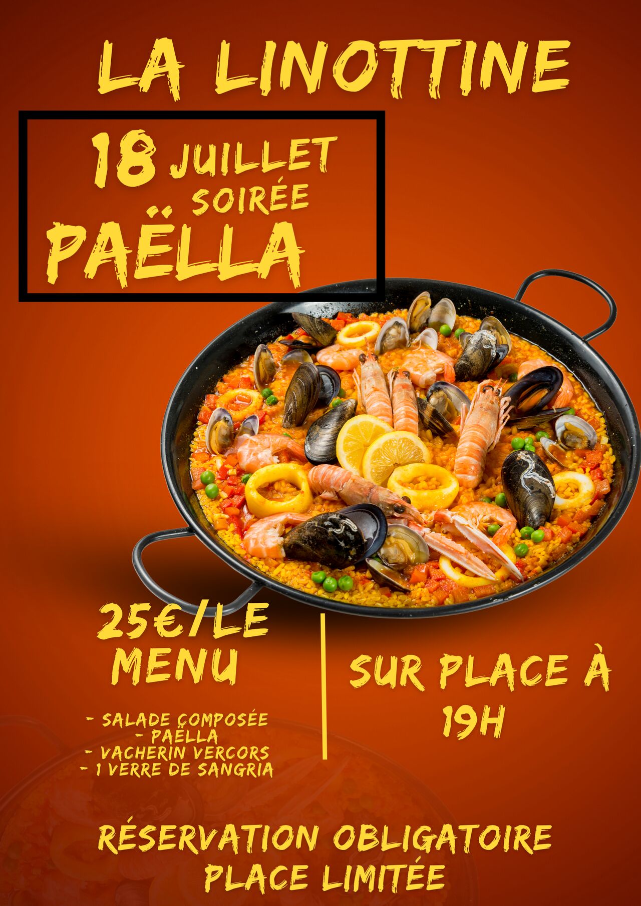 Repas a la linottine