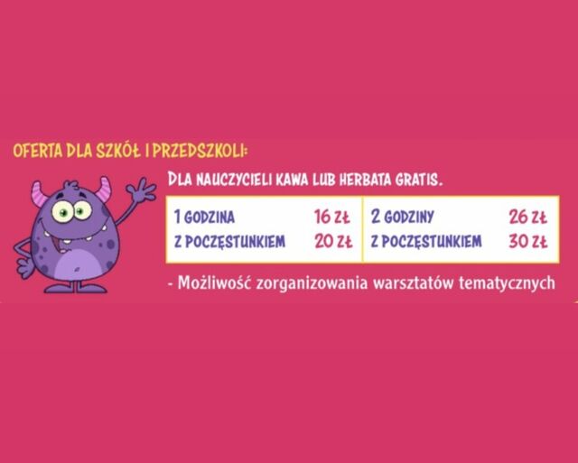 Oferta dla szkół i przedszkoli 