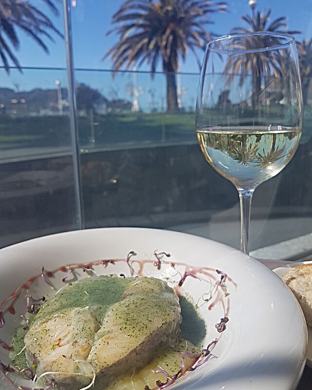 Merluza en salsa verde.