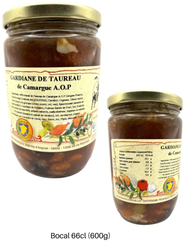 GARDIANE DE TAUREAU de Camargue AOP - 600g - 66cl