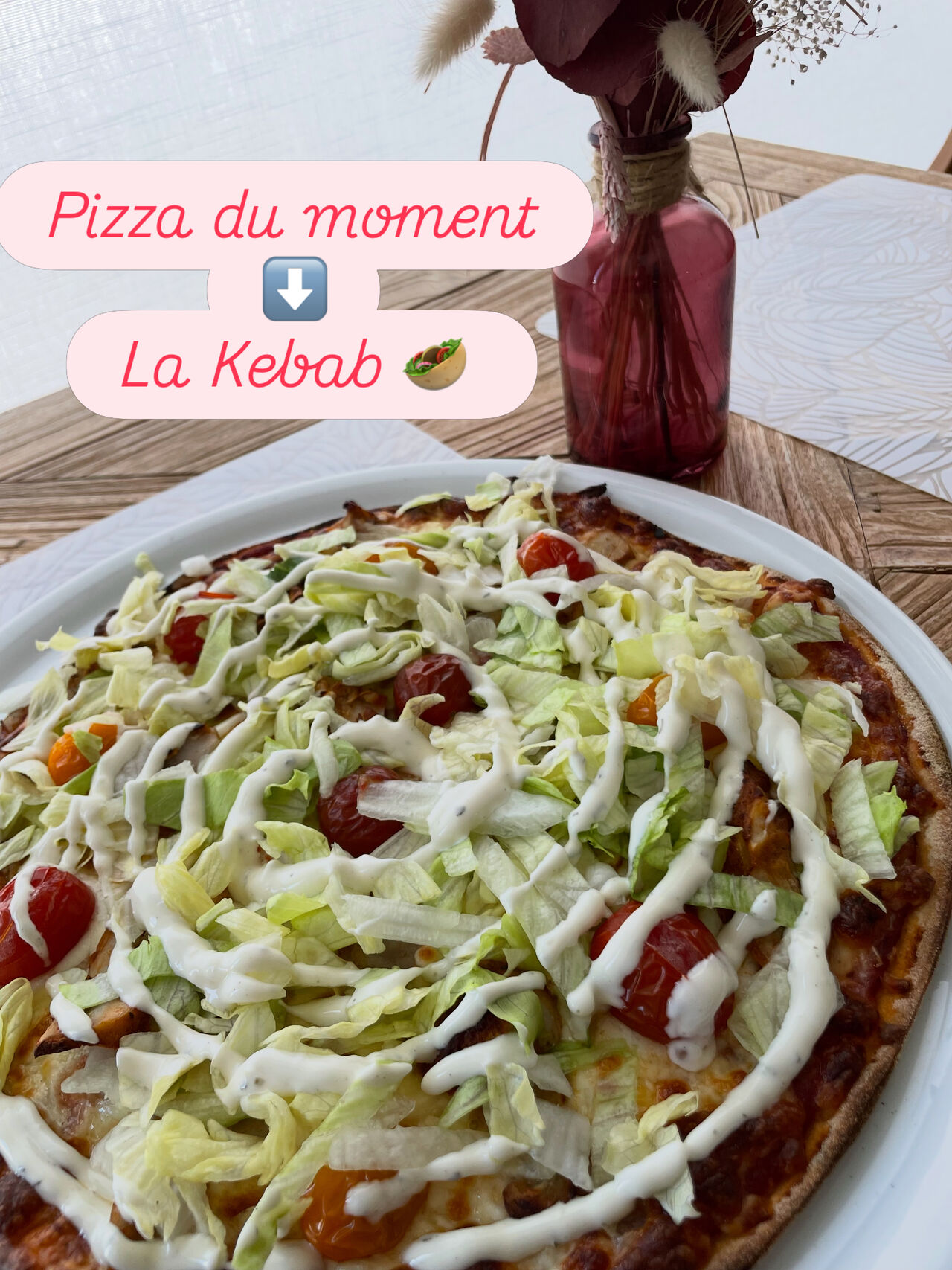 PIZZA DU MOMENT LA KEBAB
