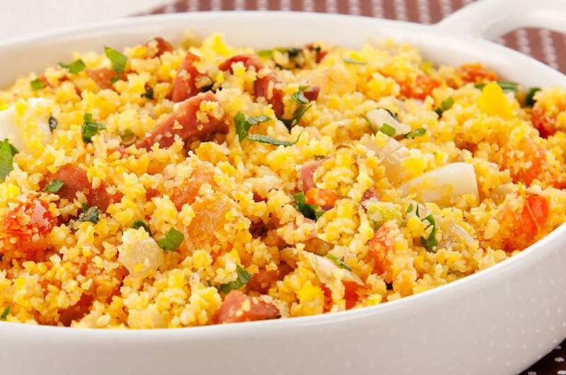 Cuzcuz - Vegetariano, Frango ou Camarão
(Pode ser servido quente ou frio)