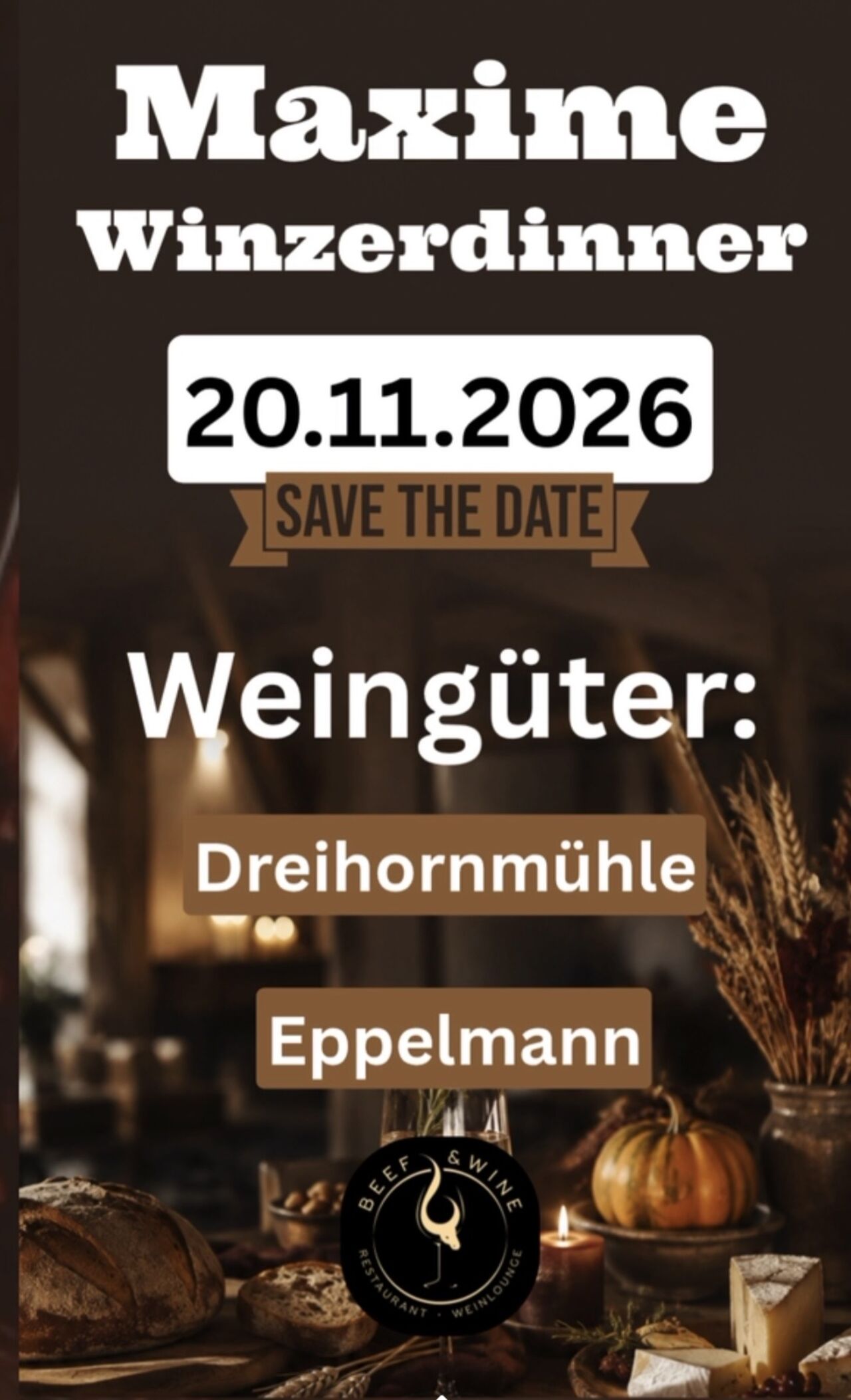 Maxime Winzerdinner 20.11
