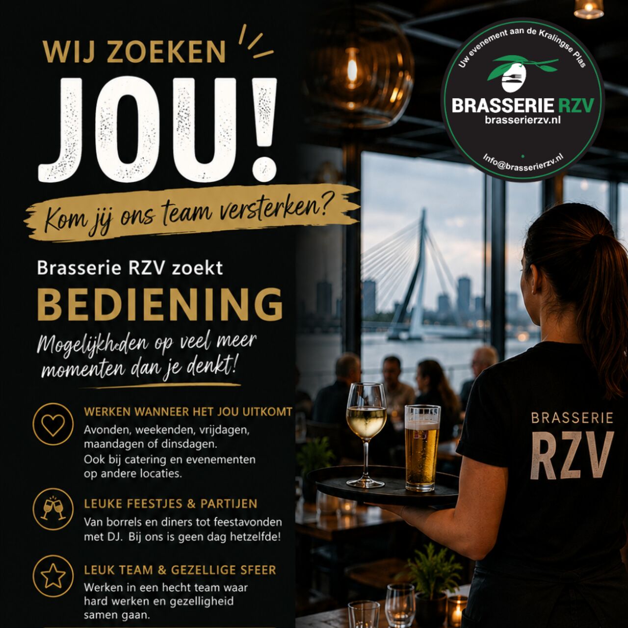 Werken bij Brasserie RZV