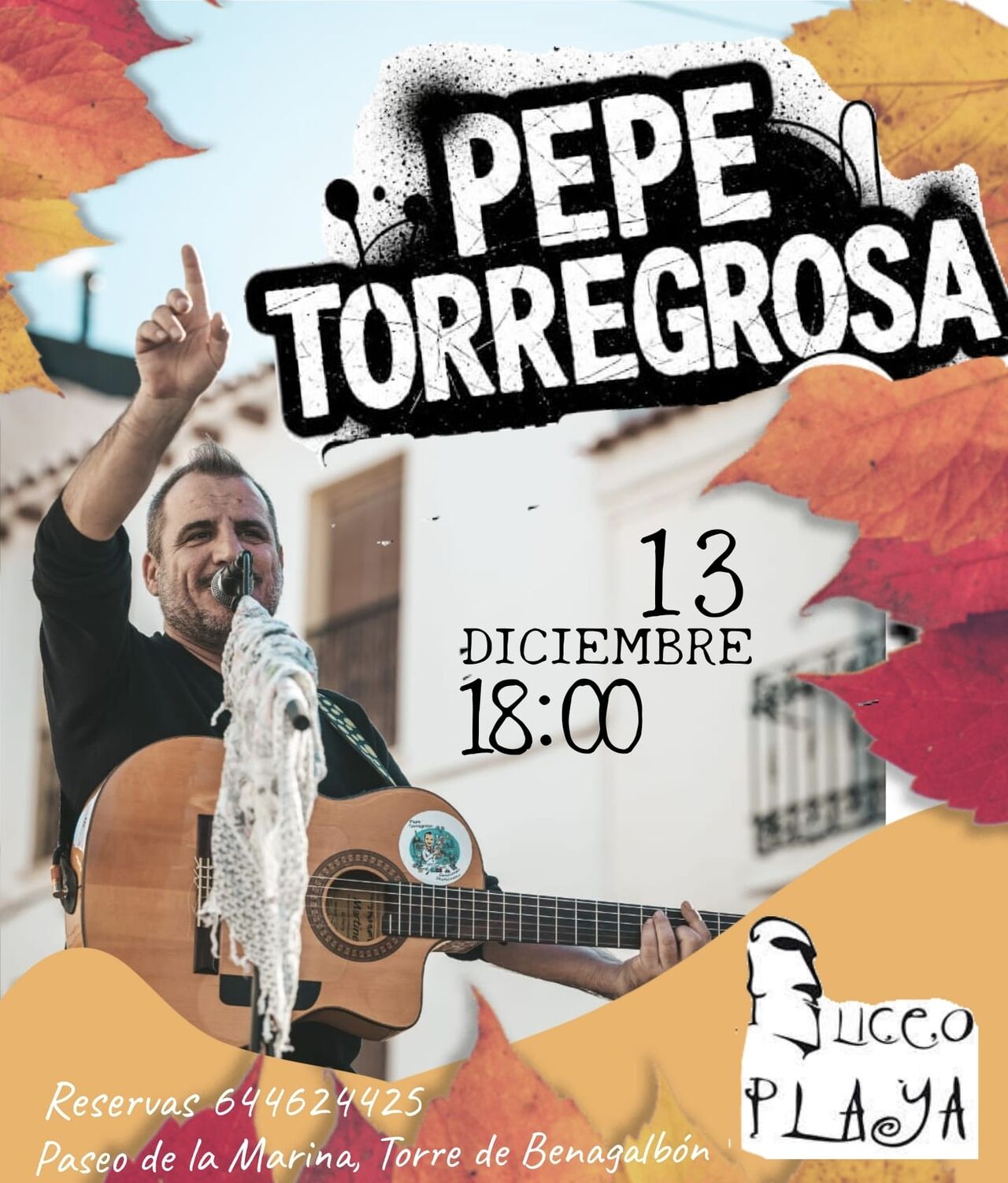 Concierto el 13 de Diciembre a las 18:00h