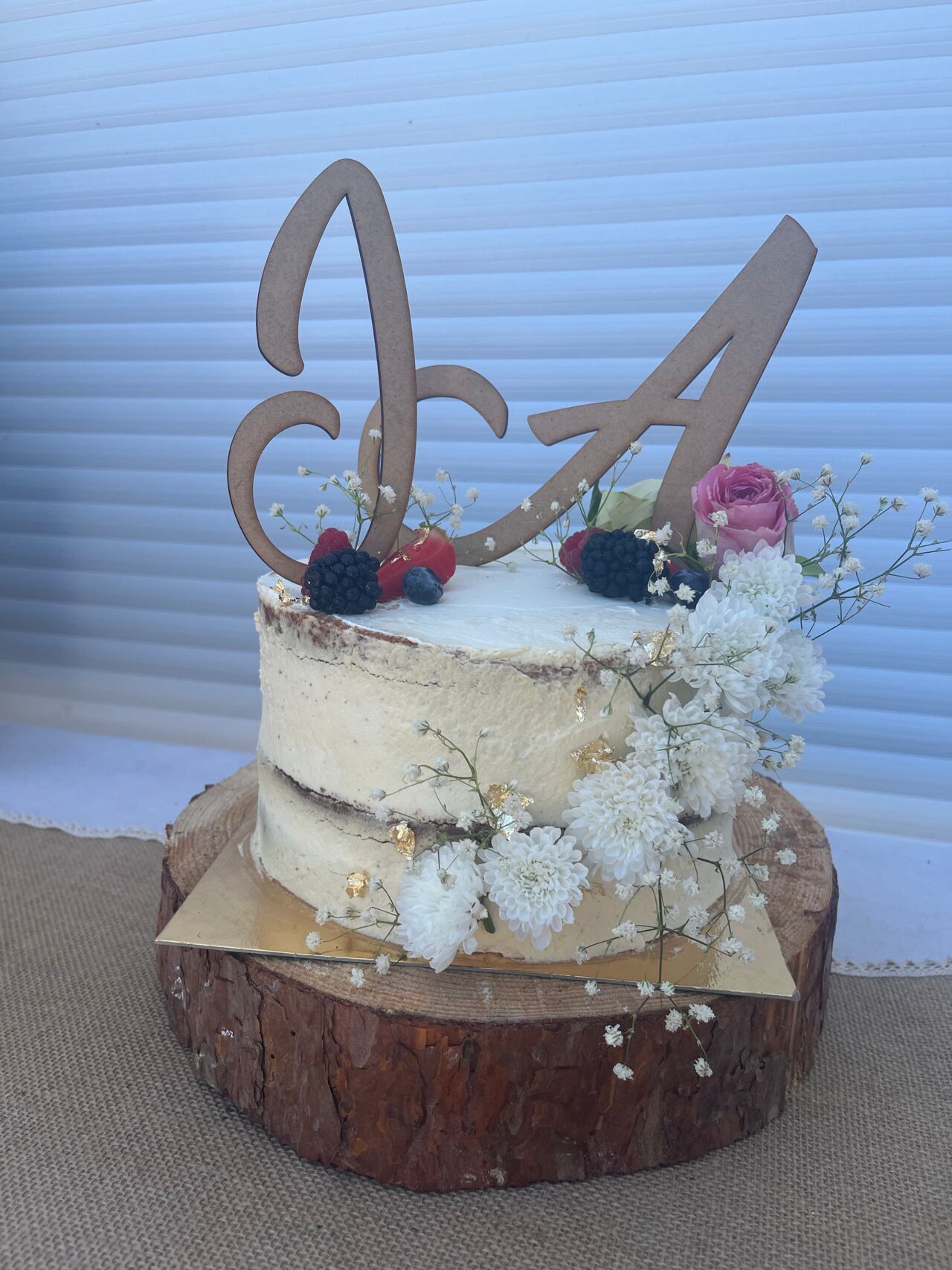 Layer cake fruits rouges