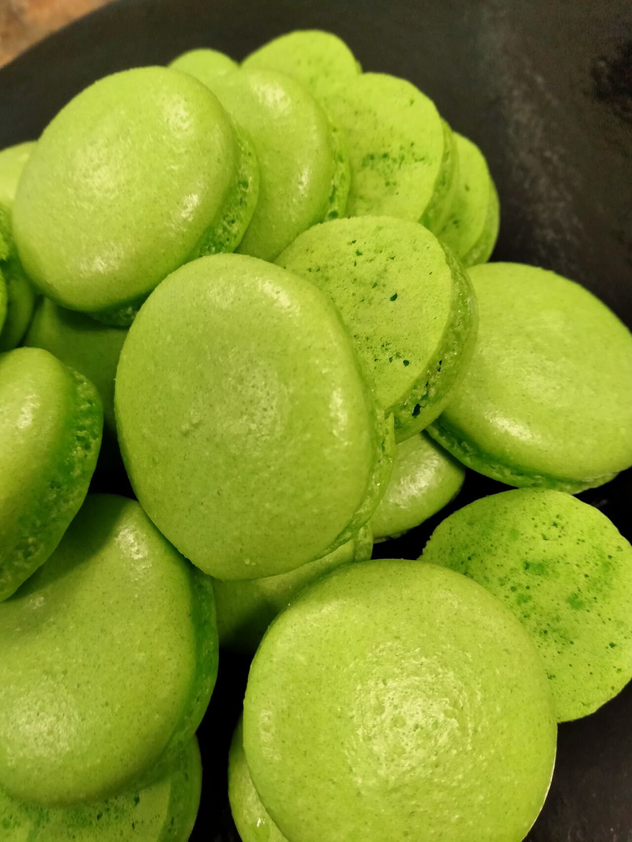 Granny-Smith Macarons