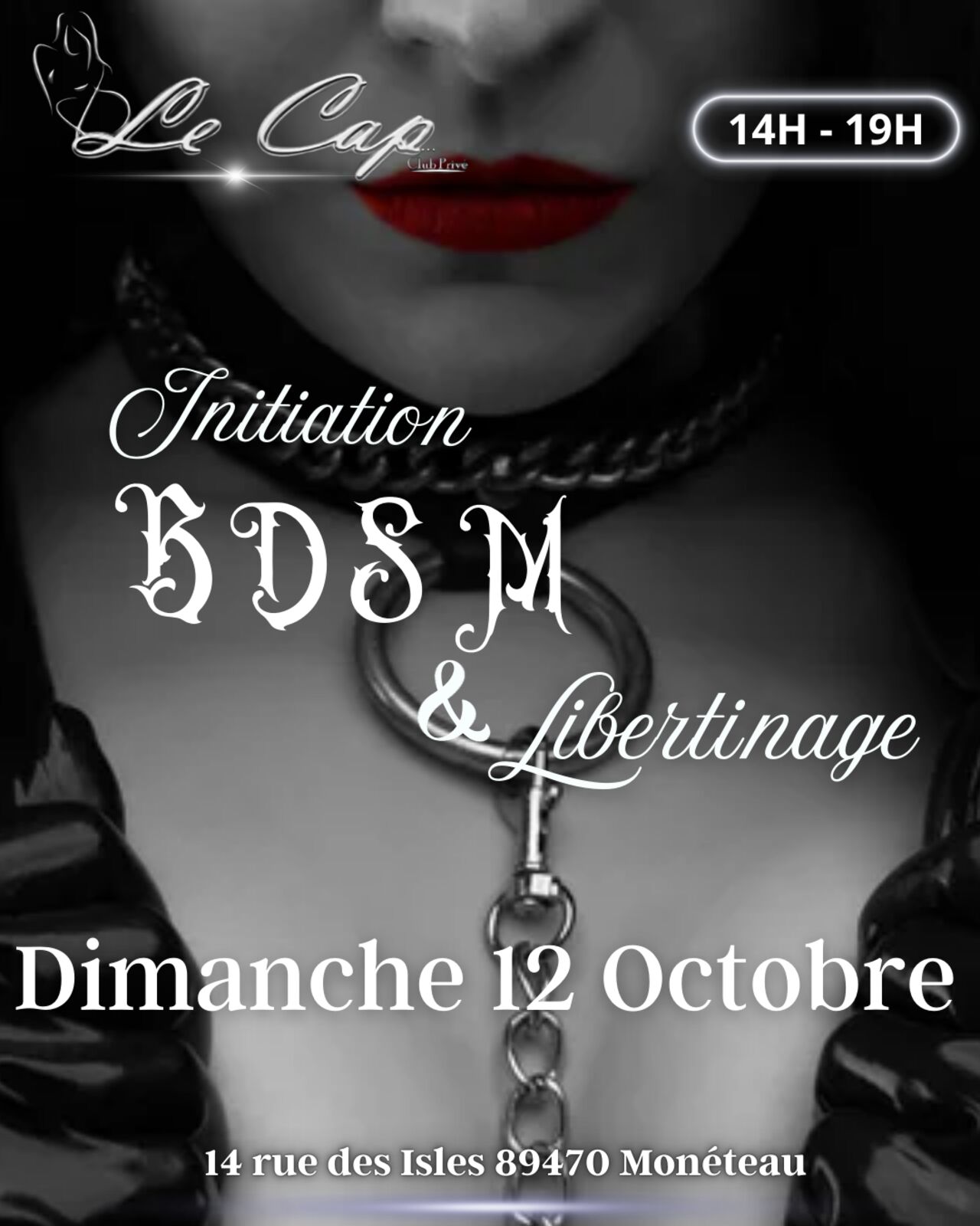 Initiation BDSM et Libertinage - Dimanche 12 Octobre 14h/19h