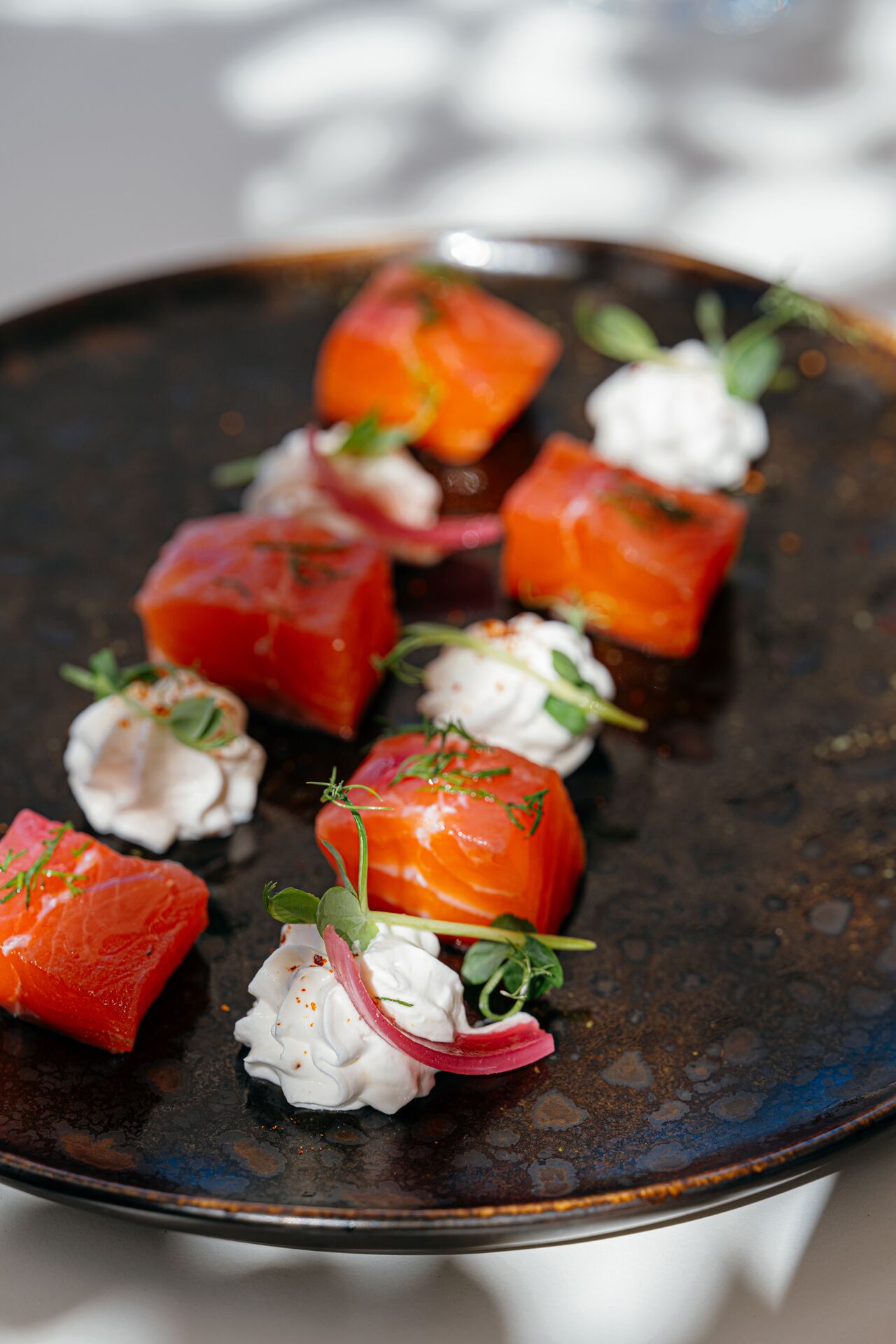 Gravlax de saumon