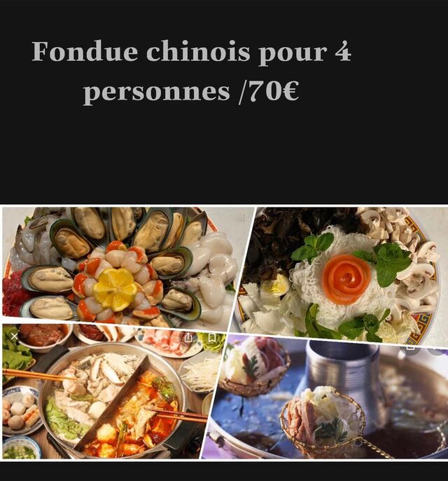 Les prix d’achats des produits et matière premières augmentent sans cesse, fondue chinois 4 personnes / 88 e