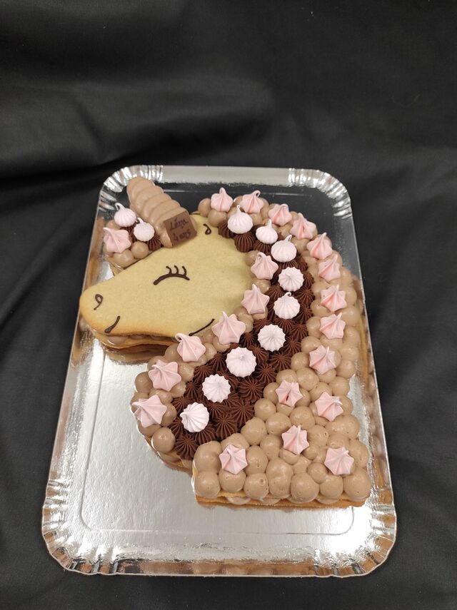 Licorne cake chocolat