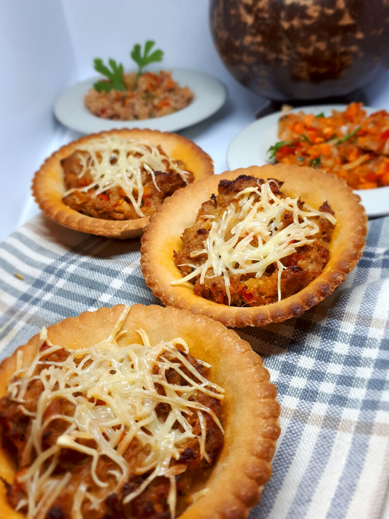 Tartelette au thon ou aux légumes