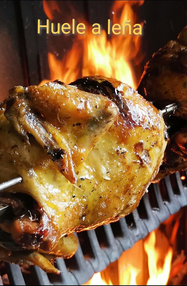 pollo a la leña 