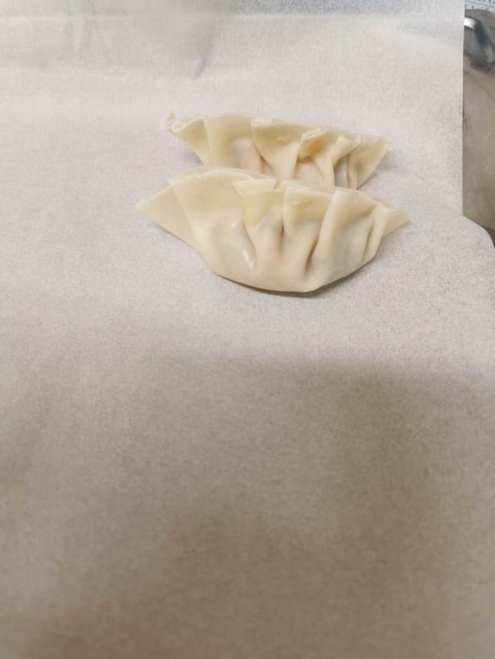 Préparation raviole maison