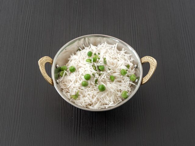 Ryż z zielonym groszkiem