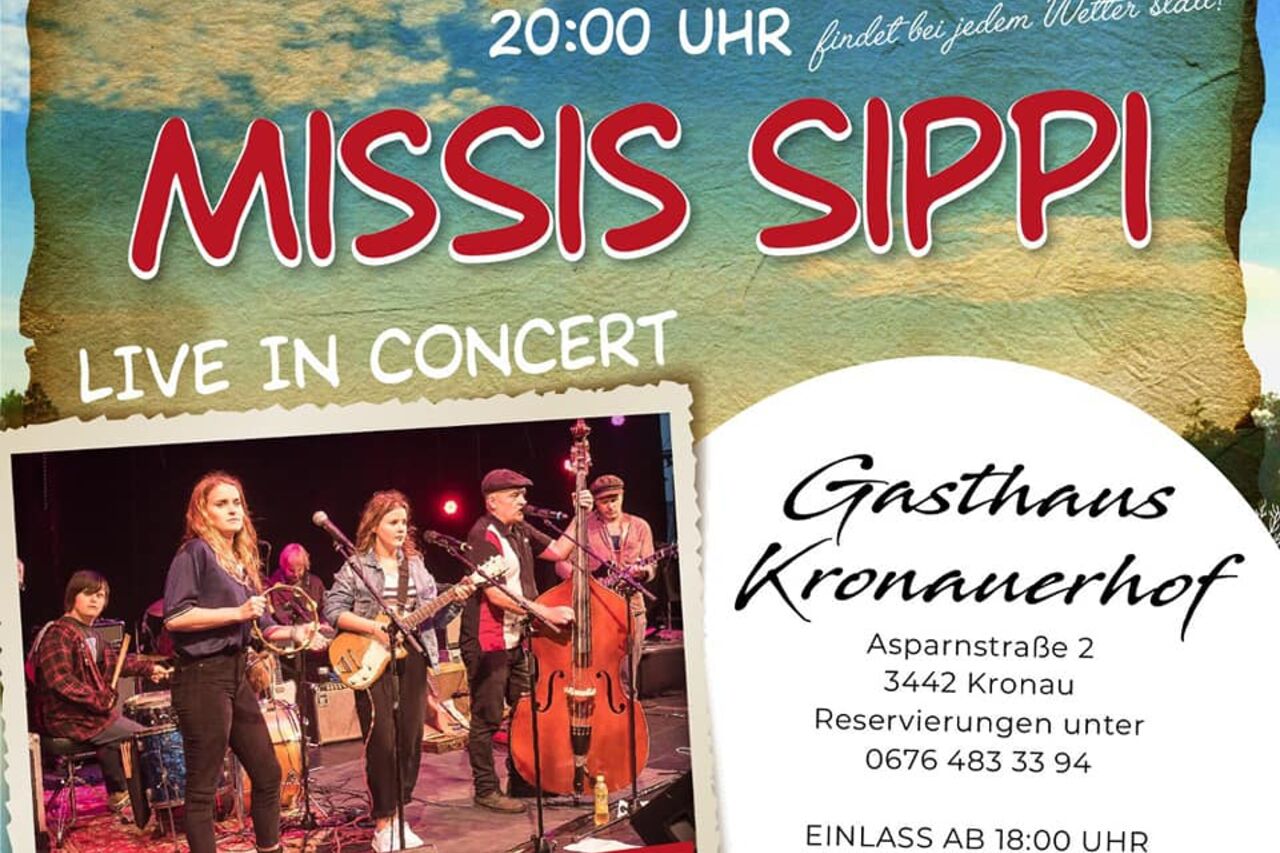 -Missis Sippi 06.08.2021 - Einlass 18:00 Beginn 20:00