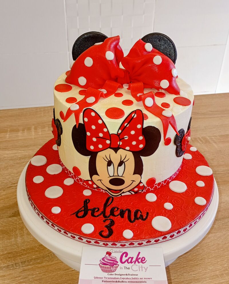Minnie cake design 