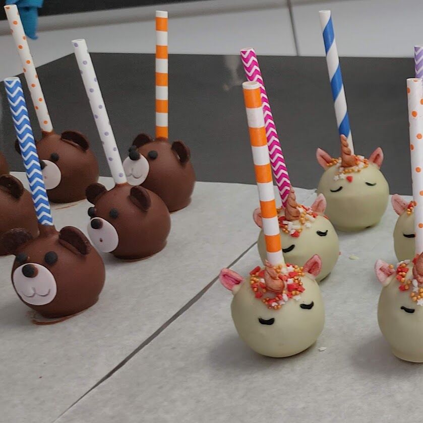 cake pops ourson, licorne, etc.
