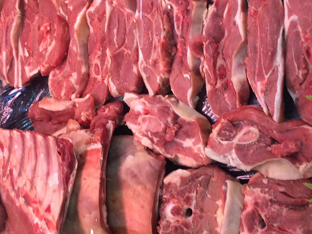 Arrivage d’agneau journalier . 