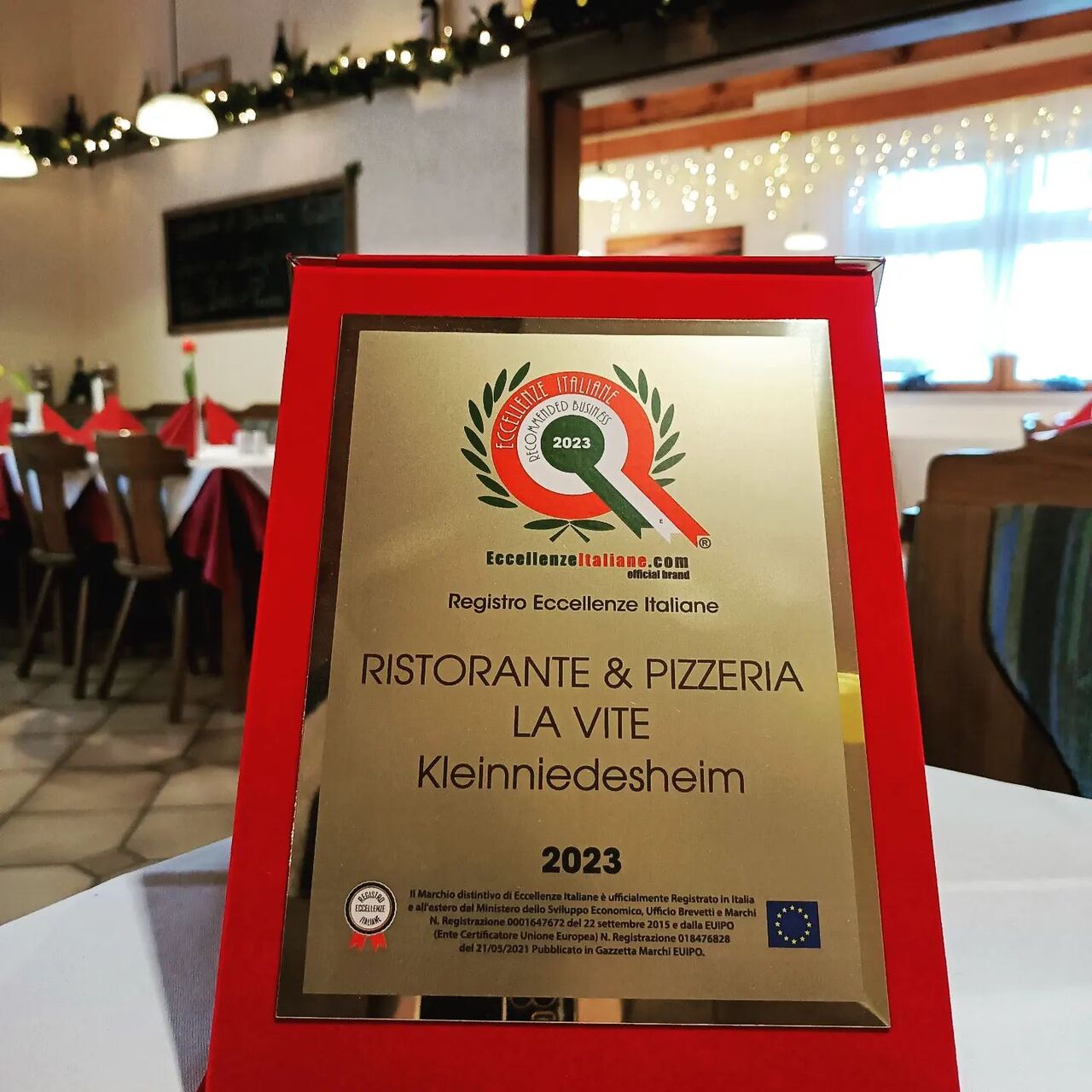 ID Anticontraffazione conferito da Eccellenze Italiane n. 22087