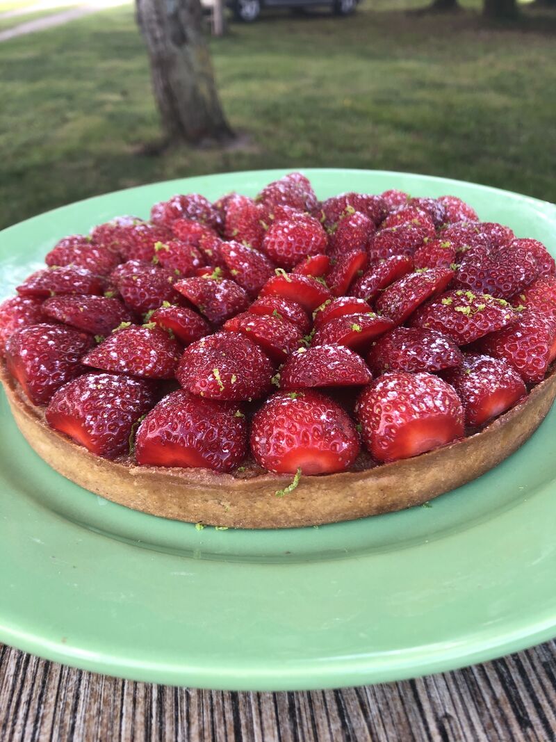 Tarte aux fraises