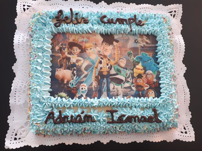 Tarta personalizada y como detalló el cliente 