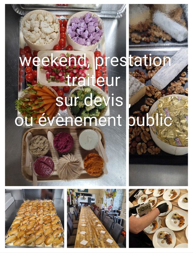 Prestation traiteur sur demande et sur mesure 