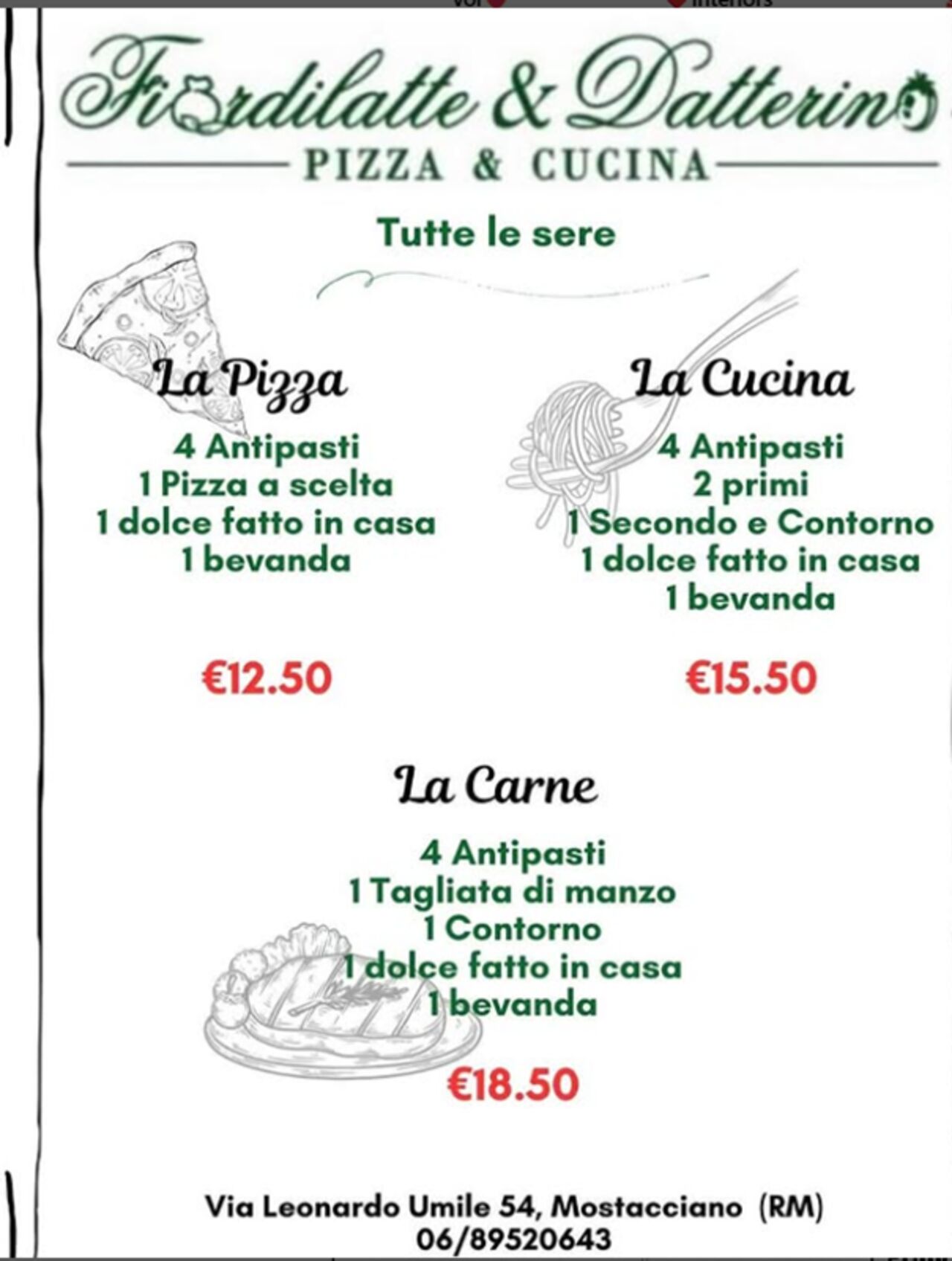 🍕🔥 Pizza & Cucina Tutte le Sere con Offerte Speciali! 🔥🍕