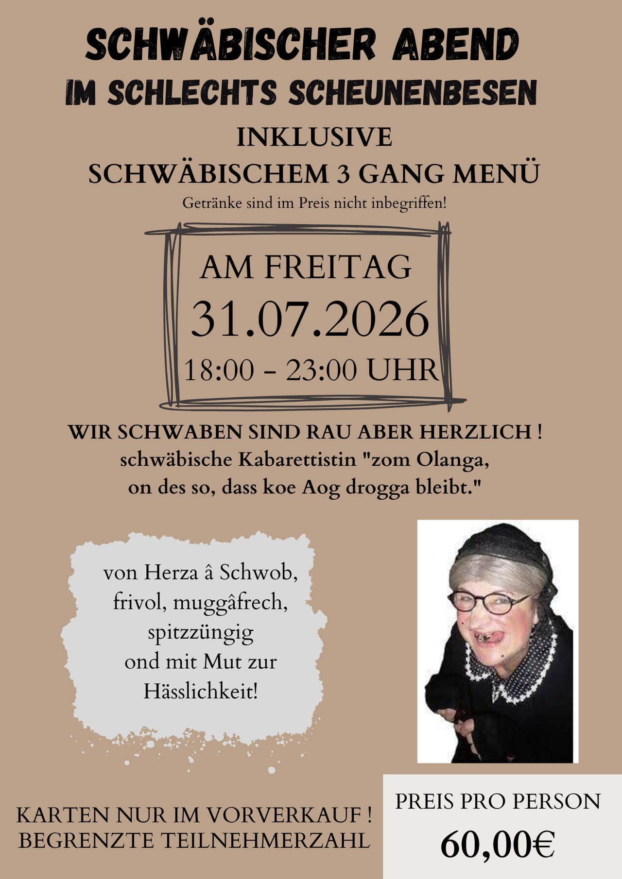 Schwäbischer Abend 31.07.2026