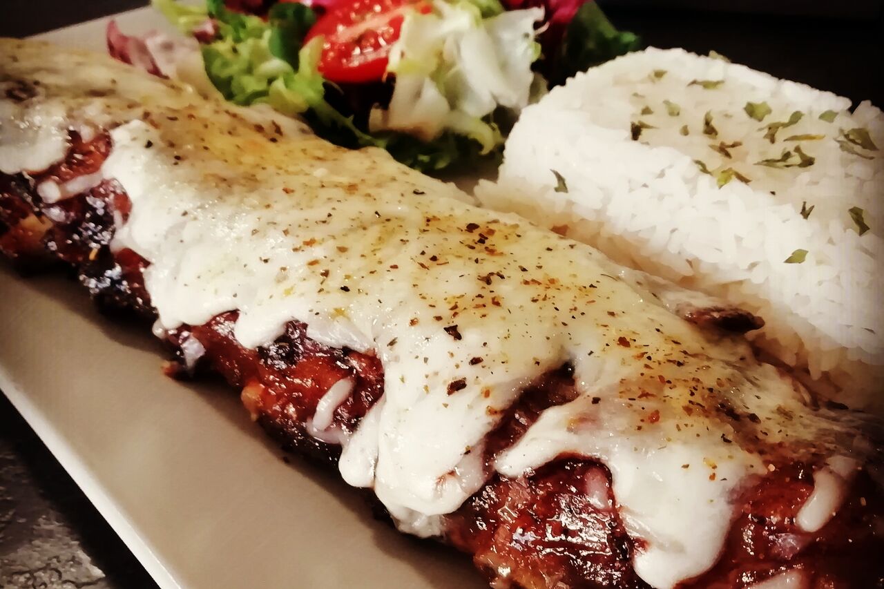 Costillar de cerdo a la bbq