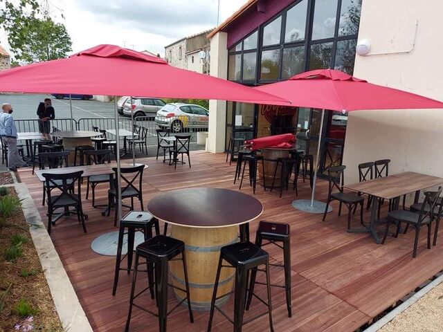 Notre belle terrasse des beaux jours 