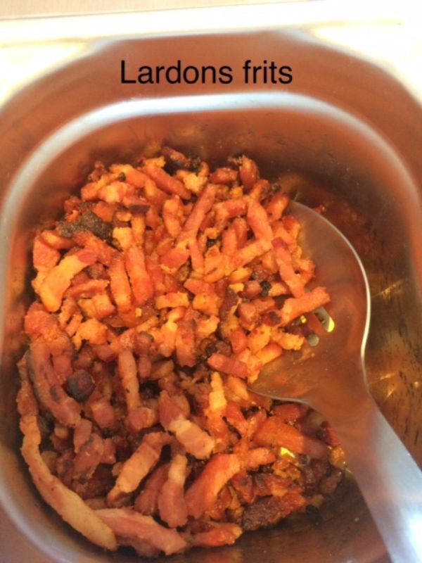Lardons frits